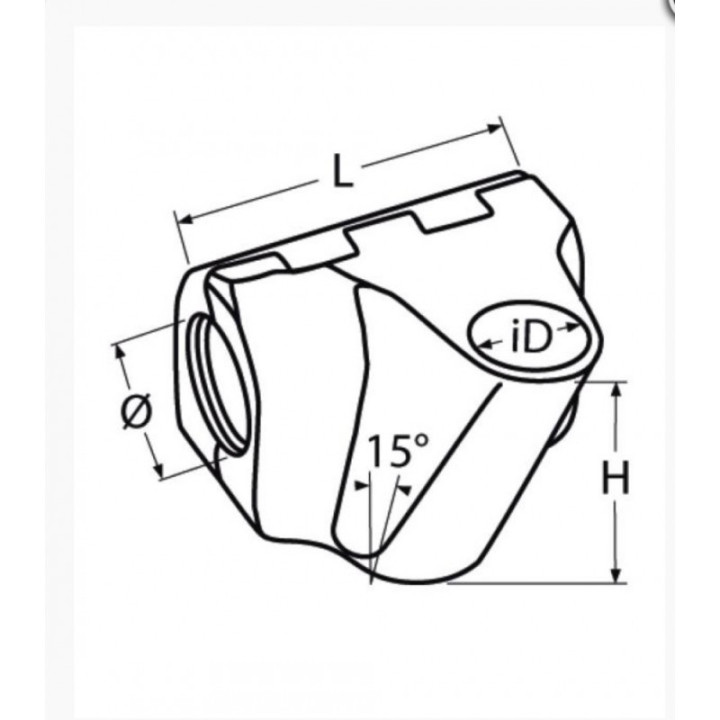 Support de mât pour balcon inox 316 | Yachting Littoral